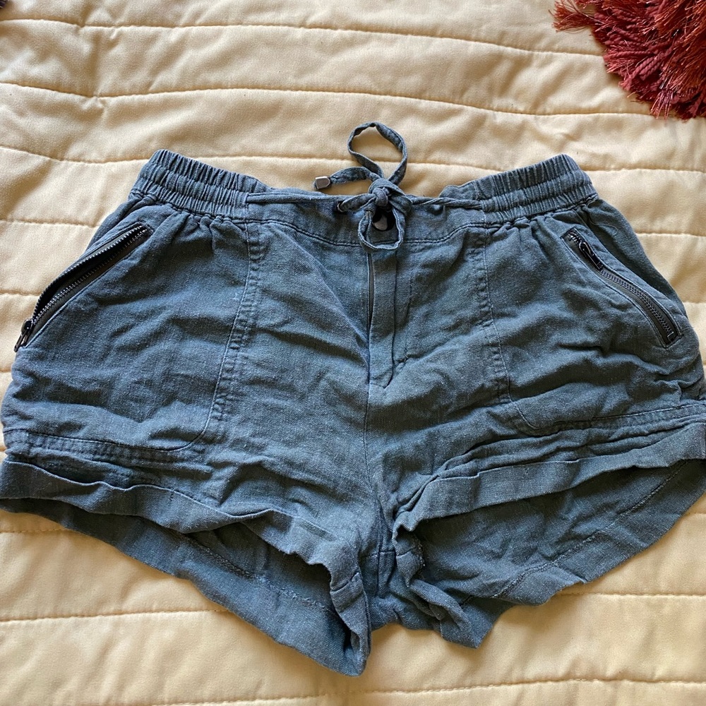Navy green shorts